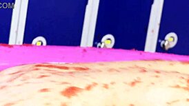 romana ryder and tammie lee wrestle in slippery lesbian jelly fight licking pussies nonstop