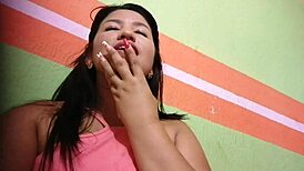 morena, i'm so horny i finger my tight pussy for you... watch!