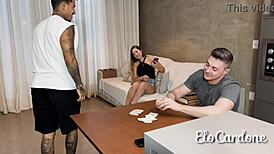 lost my girl at poker n now i'm beggin to watch that hung stud destroy her pussy