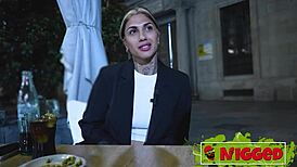 valeria del rio gapes wide for bbc bareback anal to mouth finish