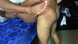 me follo el coño de mi novia latina interracial con ass licking y doggystyle brutal!