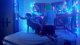 freezing night turns into hot fuck with my naughty stepmom bitch