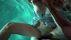 Wanna see this slut wife fuck outside by the pool in POV?