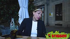 valeria del rio gapes wide for bbc bareback anal to mouth finish