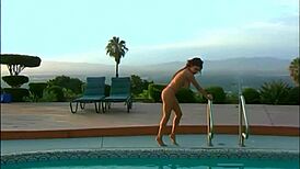 alexis silver fingers gaping ass and pussy in fishnets