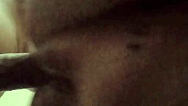 White wife slut bends over for fat black cock slow motion backshots creampie pov