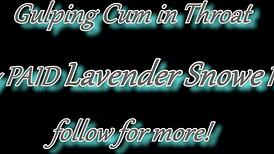 gorgeous goddess strips bares it all then throats cock extreme close-up swallow throatpie loud