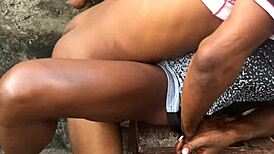 Petite Euro Pornstar Submits to Rough Outdoor Interracial Pounding