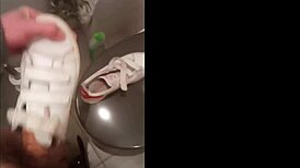 marion spends 30 minutes relaxing at home with her favorite sneakers