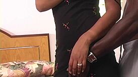 Latina milf mommy in stockings gets her asshole fucked doggystyle with deepthroat