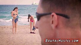 Petite Teen Aidra Fox Kharlie Stone Bound In Extreme BDSM Anal Domination