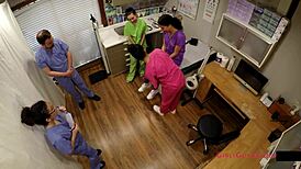 Angelica Cruz Lenna Lux Reina Lactate in Latex Nurse Fetish