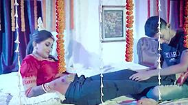 damn this young indian couple's suhaag raat sex is so dirty...