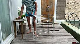 i paid repairman pussy sex then walked public street cum-faced dripping 😏💦