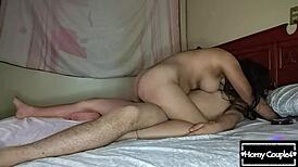 Latina's Juicy Big Ass Slams Cock in Fierce Cowgirl Ride