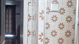 latina milf amateurs bathroom flashing shaved pussy asshole mouth ready for cock fuck exhibitionist