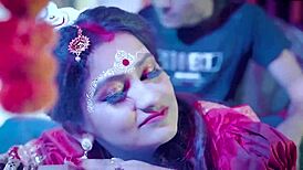 damn this young indian couple's suhaag raat sex is so dirty...