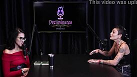 damn caroleta roots strips sheer red after social media chat