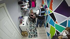 Lola Eastking Shoplifting Slut Seduces Nerd with Dirty Talk Titfuck