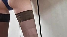 teen elza kom brunette redhead pigtails feet domination strapon footjob choking deepthroat bdsm slave