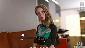 you can't resist this horny brunette babe's lingerie tits and ass massage roleplay, right?