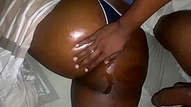 Casi Me Vengo Dentro De Mi Madrastra's Huge Ebony Ass!