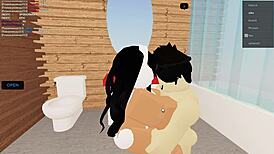 Slut Roleplay Fuck In Roblox Condo Gets Intense Pounding Part One