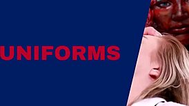 goon hard for this 18yo nurse in costume dripping wet first time fuck