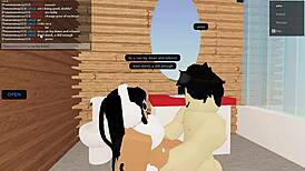 Slut Roleplay Fuck In Roblox Condo Gets Intense Pounding Part One