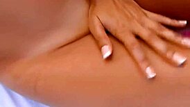 Glam Pornstar Sunny Leone Fingers Shaved Pussy Curves Closeup Orgasm