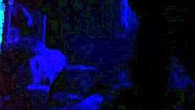 in the blue room she sucks ebony cock deep and hard