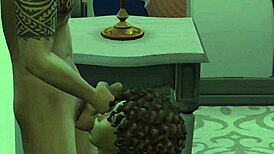 CHEATING WIFE FUCKS STRANGER RIGHT BESIDE SLEEPING HUSBAND IN SIMS 4!