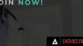 alison rey sneaks desperate fuck with boyfriend's doctor right in front of him