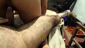 oh god i love spreading my ass for doggystyle then his footjob drives me wild