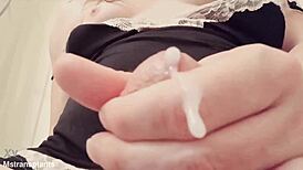 I Explode in Amazing Orgasm - Now Lick Up Every Drop from My Pulsing Cock