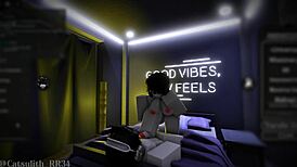 Follower rides doggystyle bends over for deep pussy sex cumshot