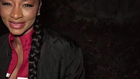 french ebony babe, did you love that public hard fuck pounding?