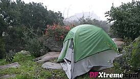 damn madison morgan gets fucked hard in private camp spot