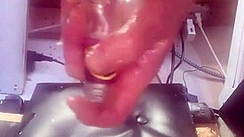 Bottle insertion stretches my huge ass wide open 😈🍾 anal play gone wild