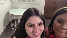 Messy rough threesome with Donte pounding Kaitlyn Katsaros hard