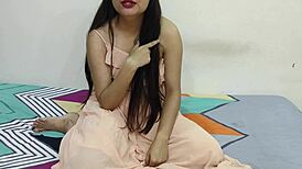 indian teen dreams of neighbor's cock slamming her wet pussy with dirty toy talk