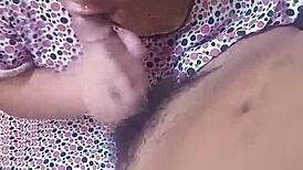 Neighbor's Wife Delivers Insane Close-Up Bareback Cumshot on Huge Cock