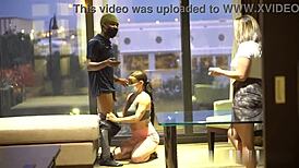 masked whores deepthroat big black cocks sloppy ball licking double facial cumshot.