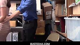 Busted4k tiny asian teen Aurora Winters stripped fucked deepthroat for stealing