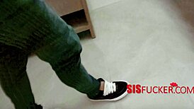 Nerdy Stepsister's Secret Homemade Deepthroat Blowjob on Monster Cock Revealed!