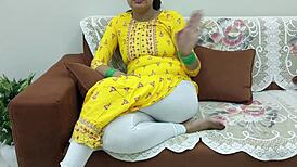 Indian stepmom turns stepson into lover with hindi dirty talk