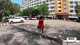 polly overflows lust pouncing thai teen tits on european cock