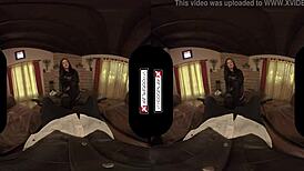 Ultra hot sorceress Katrina Jade rides cock in VR cosplay fuck