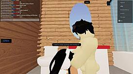 Slut Roleplay Fuck In Roblox Condo Gets Intense Pounding Part One