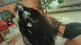 latina brunette teen pov sucks cock till only bone remains cumshot